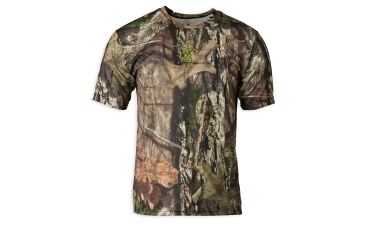 Image of Browning Mens Wasatch Vapor Max Short Sleeve Shirt,Mossy Oak Shadow Grass Blades,M 3018812502