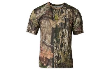 Image of Browning Mens Wasatch Vapor Max Short Sleeve Shirt,Mossy Oak Shadow Grass Blades,S 3018812501