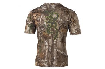 Image of Browning Mens Wasatch Vapor Max Short Sleeve Shirt,Realtree Xtra,Medium 3018812402