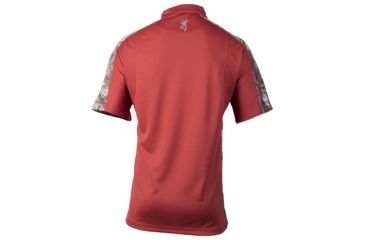 Image of Browning Mens Wolf Polo,Red Ochre, Red Ochre, S BRI010034.178239.S