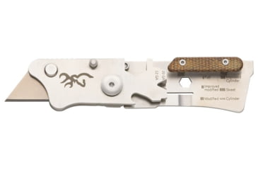 Image of Browning Mini Range Folding Tool Knife, 1in, 420 Stainless Steel, Utility Blade, Steel Handle, N, 3220480