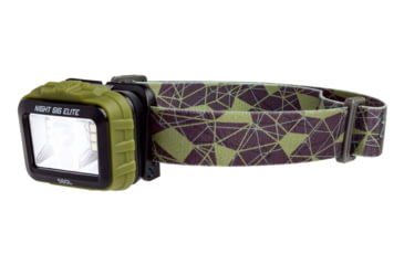 Image of Browning Night Gig Elite LED Headlamp, Rechargable Lithium Ion, Green/White, 560 Lumen, Green, 3713036