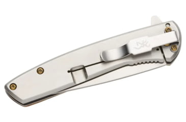 Image of Browning Nine Mile Folding Knife, 3in, D2 High Carbon Steel, Drop Point, Wood Handle, N, 3220470