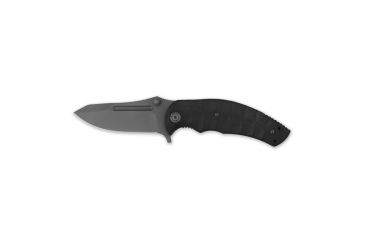 Image of Browning No Boundaries Folding Knife,3.75in Modified Drop Point Steel Blade,Black Handle 320168BL