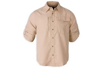 Image of Browning Phenix Long Sleeve Shirt,Khaki,M 3010775802