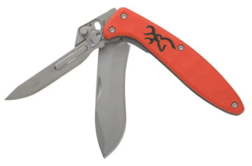 Image of Browning Primal 2 Blade Folding Knife - Box, 2.75in, HRC 50-55/HRC 55-59, Drop Point/Scalpel, Composite Handle, N, 3220462B