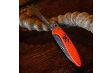 Image of Browning Primal 2 Blade Folding Knife - Box, 2.75in, HRC 50-55/HRC 55-59, Drop Point/Scalpel, Composite Handle, N, 3220462B