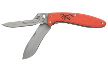 Image of Browning Primal 2 Blade Folding Knife - Box, 2.75in, HRC 50-55/HRC 55-59, Drop Point/Scalpel, Composite Handle, N, 3220462B