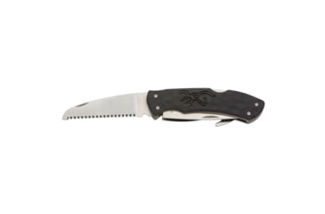 Image of Browning Primal Kodiak Folding Knife - Box, 3.75in, 8Cr13MoV, Drop Point, Polymer/Rubber Handle, Black, 3220430B