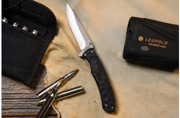 Image of Browning Primal Medium Folding Knife, 3.5in, 8Cr13MoV, Drop Point, Polymer/Rubber Handle, N, 3220429