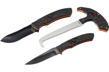 Image of Browning Primal Ovix Fixed Blade Knife - 3 Piece, 3.5in, Stainless Steel, TPR Handle, 3220443