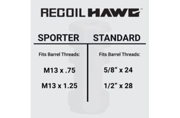 Image of Browning Recoil Hawg Muzzle Brake, Tungsten, 1293080