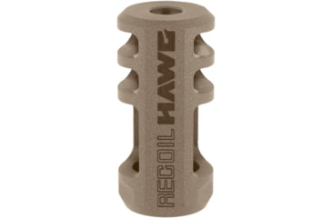 Image of Browning Recoil Hawg Muzzle Brake W/Tool, Multi Caliber, 5/8x24, 1/2x28, Rugged, Smoked Bronze, 1293089