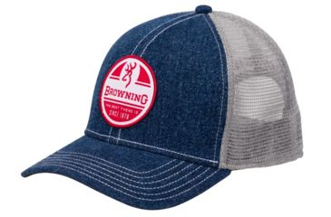 Image of Browning RWB Cap, Denim, One Size, 308274871
