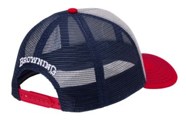 Image of Browning RWB Cap, Red/Gray, One Size, 308274651