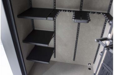 Image of Browning Safes Black Label Mark IV Wide US37 Gun Safe,60x43x25in,Matte Black,Black Chrome,Shield,S and G Electronic Lock 1601100201