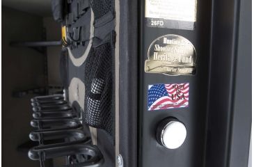 Image of Browning Safes Black Label Mark IV Wide US37 Gun Safe,60x43x25in,Matte Black,Black Chrome,Shield,S and G Electronic Lock 1601100201