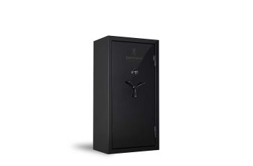 Image of Browning Safes Heavyweight Standard HW24 Gun Safe,60x30x23in,Textured Charcoal,Black Chrome HW Scroll,S and G Mechanical Lock 1601100183