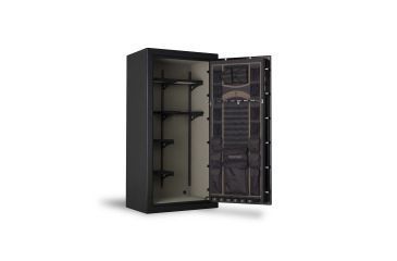 Image of Browning Safes Heavyweight Standard HW24 Gun Safe,60x30x23in,Textured Charcoal,Black Chrome HW Scroll,S and G Mechanical Lock 1601100183