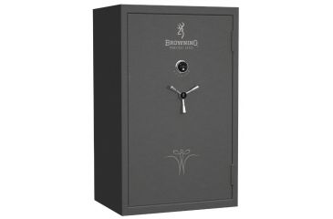 Image of Browning Safes Sporter 49 - Wide Safe, Hammer Gloss Gray Ul Rated Electronic Lock, Chrome Trim 1601100277
