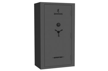 Image of Browning Safes Sporter SP49T Gun Safe, Electronical Lock, Hammer Gloss Gray, 49T, SP49T-HMRGLSGRY-MB-E
