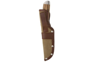 Image of Browning Sage Creek Fixed Blade Knife - Box, 4.5in, 9Cr14MoV, Clip Point, Wood Handle, Canvas, 3220537B