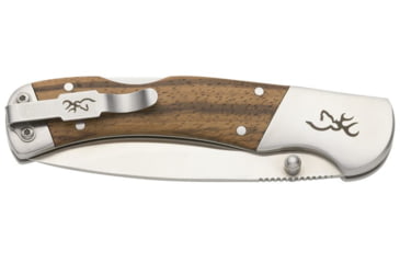 Image of Browning Sage Creek Large Folder Folding Knives, 3.5in, 9Cr14MoV Stainless Steel, Wood, 3220533