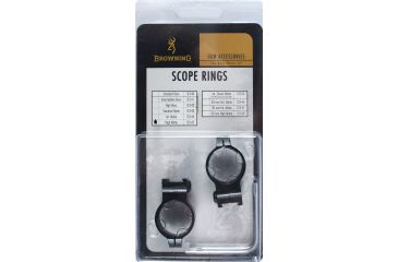 Image of Browning Scope Rings Matte Finish 12345