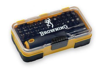 Image of Browning 51-Piece Screwdriver Tool Kit, Black/Yellow, 12401