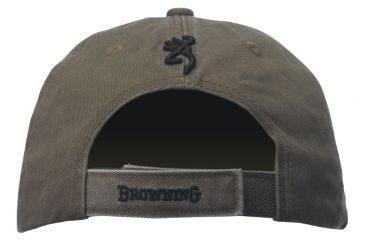Image of Browning Shrike Twill Cap with 3-D Buckmark, Clay/Black, 308004681
