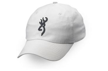 Image of Browning Shrike Twill Cap with 3-D Buckmark, Sand/Black, Adult cap adjustable fit 308004481