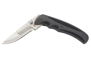 Image of Browning Speed Load Steel Knife Folding Knife, 3 in, Stainless Steel, Caper Drop Point 3220113