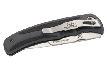 Image of Browning Speed Load Steel Knife Folding Knife, 3 in, Stainless Steel, Caper Drop Point 3220113