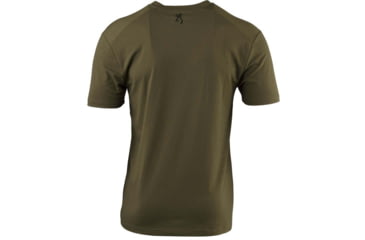 Image of Browning Mule Deer Logo SS Perf Camp Shirt - Men's, Green, 2XL, 3014796405
