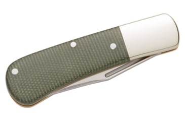 Image of Browning Steambank Folder 2.5in Knife, Clip Point, 12C27 Stainless Steel Blade, Resin Laminated Canvas Handle, 3220475