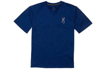 Image of Browning Sun Short Sleeve T-Shirt - Mens, Navy, L, 3010579503