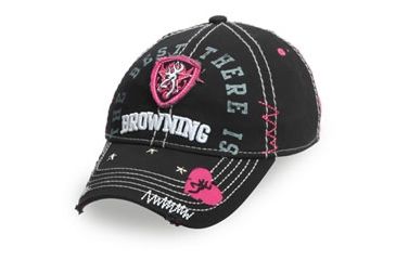 Image of Browning Sweetheart Mesh Back, Black/Hot Pink, 308239992
