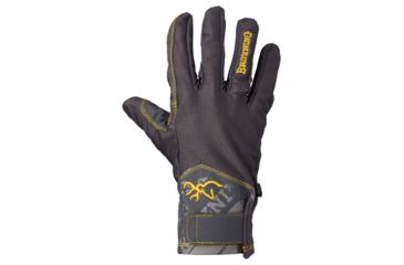 Image of Browning Team Browning Glove, Charcoal/Gold, L, 3070177903