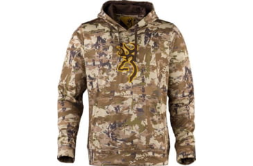 Image of Browning LS Tech Hoodie - Men's, Auric Camo, Large, 3011883503