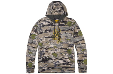 Image of Browning Long Sleeve Tech Hoodie - Men's, Ovix, Large, 3011883403