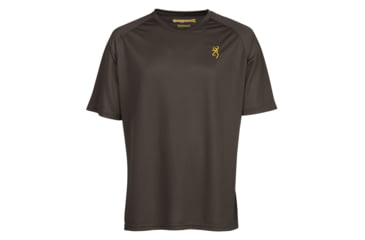 Image of Browning Tech Short Sleeve T-Shirt - Mens, Small, Major Brown, 3011669801
