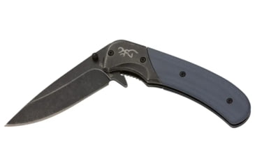Image of Browning The Range Folding Knife, 2.75in, 7Cr17Mov, Drop Point, Alloy Handle, N, 3220365