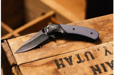 Image of Browning The Range Folding Knife, 2.75in, 7Cr17Mov, Drop Point, Alloy Handle, N, 3220365