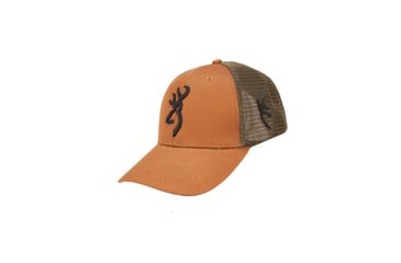 Image of Browning Tradition Mesh Cap, Rust Loden, One Size, 308101841