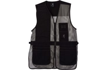 Image of Browning Trapper Creek Vest, Black/Gray, S, 3050269901