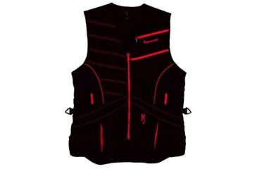 Image of Browning Trapper Creek Vest - Womens, Black/Red, Large, 3050457103