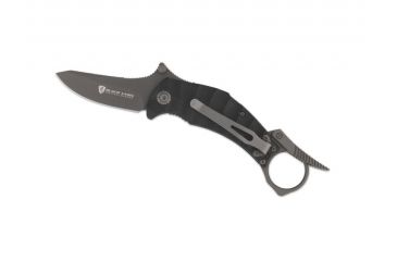 Image of Browning Vanquish Pocket Deploy Black Folding Knife,2.75in Drop Point Blade,G-10 Handle 320176BL