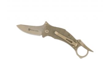 Image of Browning Vanquish Pocket Deploy Tan Folding Knife,2.75in Drop Point Blade,G-10 Handle 320182BL
