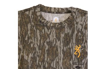 Image of Browning Wasatch Short Sleeve Shirt - Mens, Mossy Oak Bottomlands, Large, 3017811903