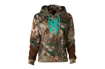 Image of Browning Wasatch Two Tone Hoodie For Her,Mossy Oak Break-Up Country,S 3017492801